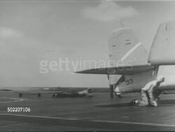 US Navy carriers shoot down Japanese planes during World War II News Clip