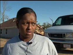 A family who had not even moved into their home in Yazoo City, Mississippi sees it destroyed in a tornado. News Clip