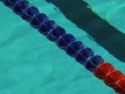 Detail of a swimming pool: background Stock Footage