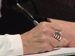 HD: Writing Notes Stock Footage