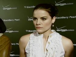 Pink BlackBerry Pearl(tm) smartphone launch party Stock Footage