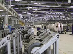 WS PAN Shot of gravure printing office / Itzehoe, Schleswig-Holstein, Germany  Stock Footage
