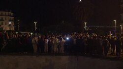 CLEAN : Algeria: Bouteflikas supporters celebrate after polls closed News Clip