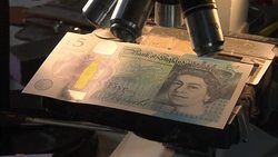 UK Artist engraves micro portrait of Jane Austen on four polymer Five pound notes, making them worth up to 50, 000 pounds News Clip