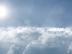Sun And Clouds (Loopable) Stock Footage