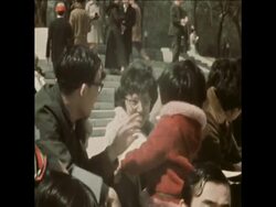 SYND 12/04/72 TAIWANESE DEMONSTRATE OVER CHINA PACT News Clip