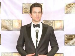 SPEECH - Matt Bomer at the 2014 Critics' Choice Television Awards Stock Footage