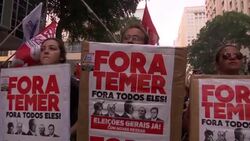 Thousands protest changes to labour laws in Brazil News Clip