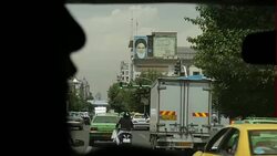 Driving Shots Through Tehran News Clip