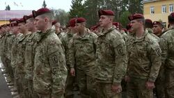 CLEAN : US starts training Ukrainians to fight pro Russia forces News Clip