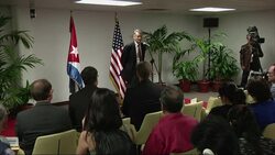 US, Cuban officials hail "productive" talks News Clip