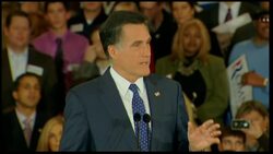 Romney and supporters celebrate win in Arizona and Michigan News Clip