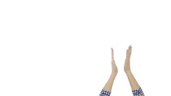 Female hands applauding on white background. Stock Footage