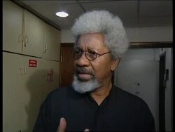 JERUSALEM: WRITER WOLE SOYINKA REACTS TO DEATH OF SANI ABACHA News Clip