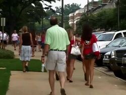 Two Girls Walking Stock Footage