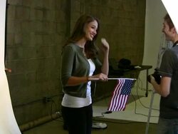 (HD1080i) Photographer Interacting with Model Stock Footage