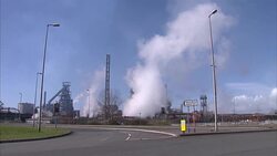 TATA Steel Plant in Port Talbot News Clip