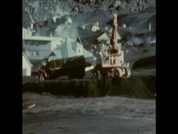 SYND 8-11-73 VOLCANO ISLAND HEIMAEY RECONSTURCTION News Clip
