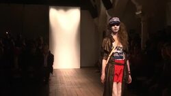 Grand dame Vivienne Westwood dialed up her typical mix of fashion and environmental activism News Clip