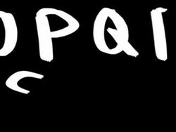 Animated Sketches - Alphabet Letters Thick White Texta (Full HD) Stock Footage