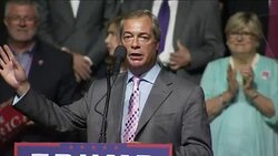 Nigel Farage Speaks At Donald Trump Rally News Clip