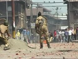 Demonstrators protest against transfer of land to Hindu shrine for fifth day Instructional Video