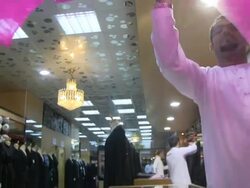 Emirati Traditional Clothing Store Stock Footage