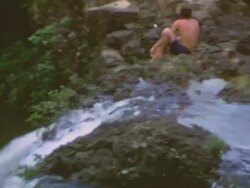 South Pacific Slide Stock Footage