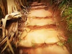 Lane and steps Stock Footage