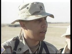 US 3rd Infantry training on how to take Iraqi prisoners News Clip