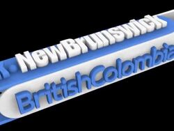 (Loop) Provinces of Canada Stock Footage