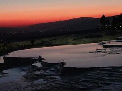Pamukkale (Cotton Castle) Stock Footage