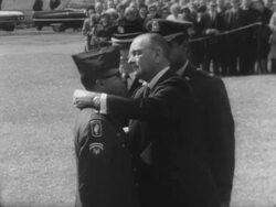 Army Medic Lawrence Joel of Fayetteville Receives Medal of Honor Stock Footage