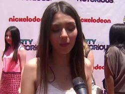 INTERVIEW: Victoria Justice on being here, on the 2 shows coming together, on the music and her creative input Stock Footage