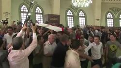 CLEAN : Egyptian actor Nour al-Sharif buried in Cairo News Clip