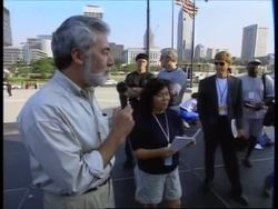 USA: CLEVELAND: ROCK AND ROLL MUSEUM TO OPEN THIS WEEKEND News Clip