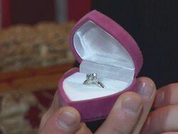 marriage proposal Stock Footage