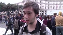 Thousands of students gather to protest cuts to school budgets News Clip