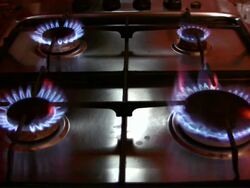 Stove Burner Stock Footage
