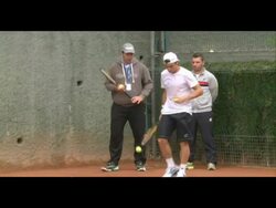 TENNIS-ESP-ATP-BARCELONA-DAVID FERRER Stock Footage