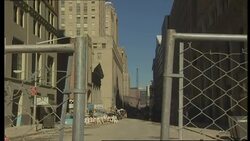 Trucks carrying debris from WTC site News Clip