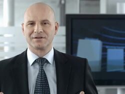 HD: Manager Having Video Conference Stock Footage