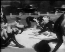 Mass Wrestling. News Clip