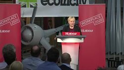 Angela Eagle Soundbites - Leader of the UK's Labour Party Jeremy Corbyn launches Workplace 2020, to look at how the workplace should look by 2020 News Clip