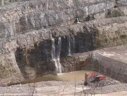 Limestone Quarry 2 Stock Footage