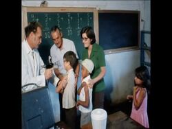 SYND 17 08 74 MENINGITIS EPEDEMIC SPREADING IN BRAZIL News Clip