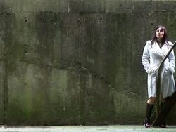 HD: Woman Smoking Stock Footage