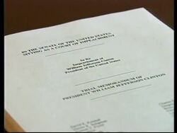 USA: PRESIDENT CLINTON IMPEACHMENT TRIAL LATEST News Clip