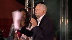 Corbyn targeting Government at Labour Party Conference News Clip