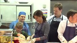 General Election 2015 - Nick Clegg Visits School In Chippenham News Clip